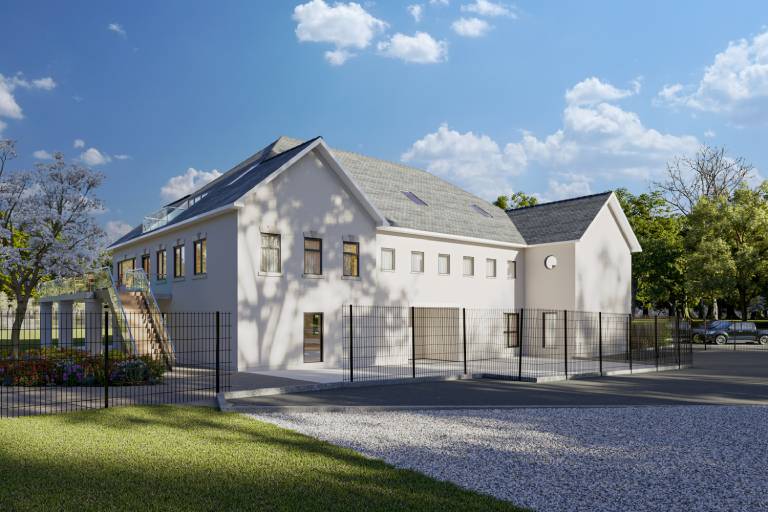 School exterior view