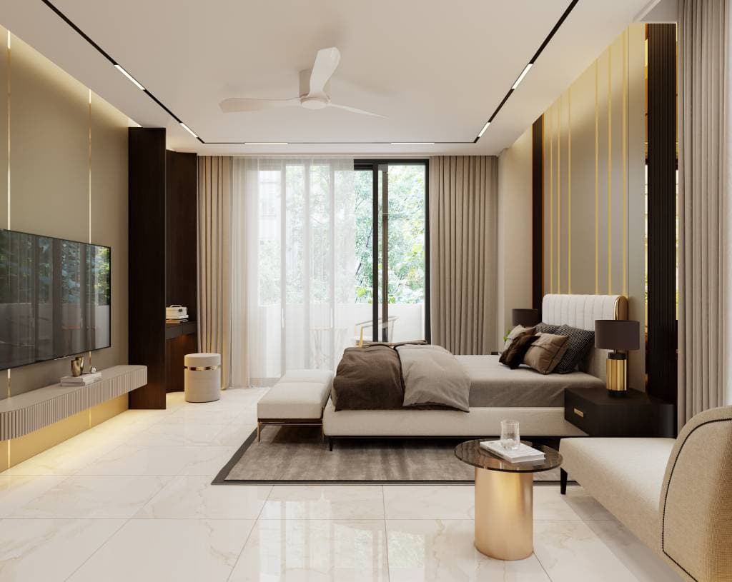 Well decorated living room